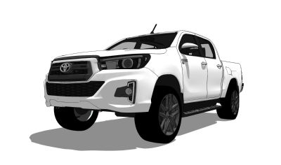 超精细汽车模型 丰田 Toyota Hilux Takoma